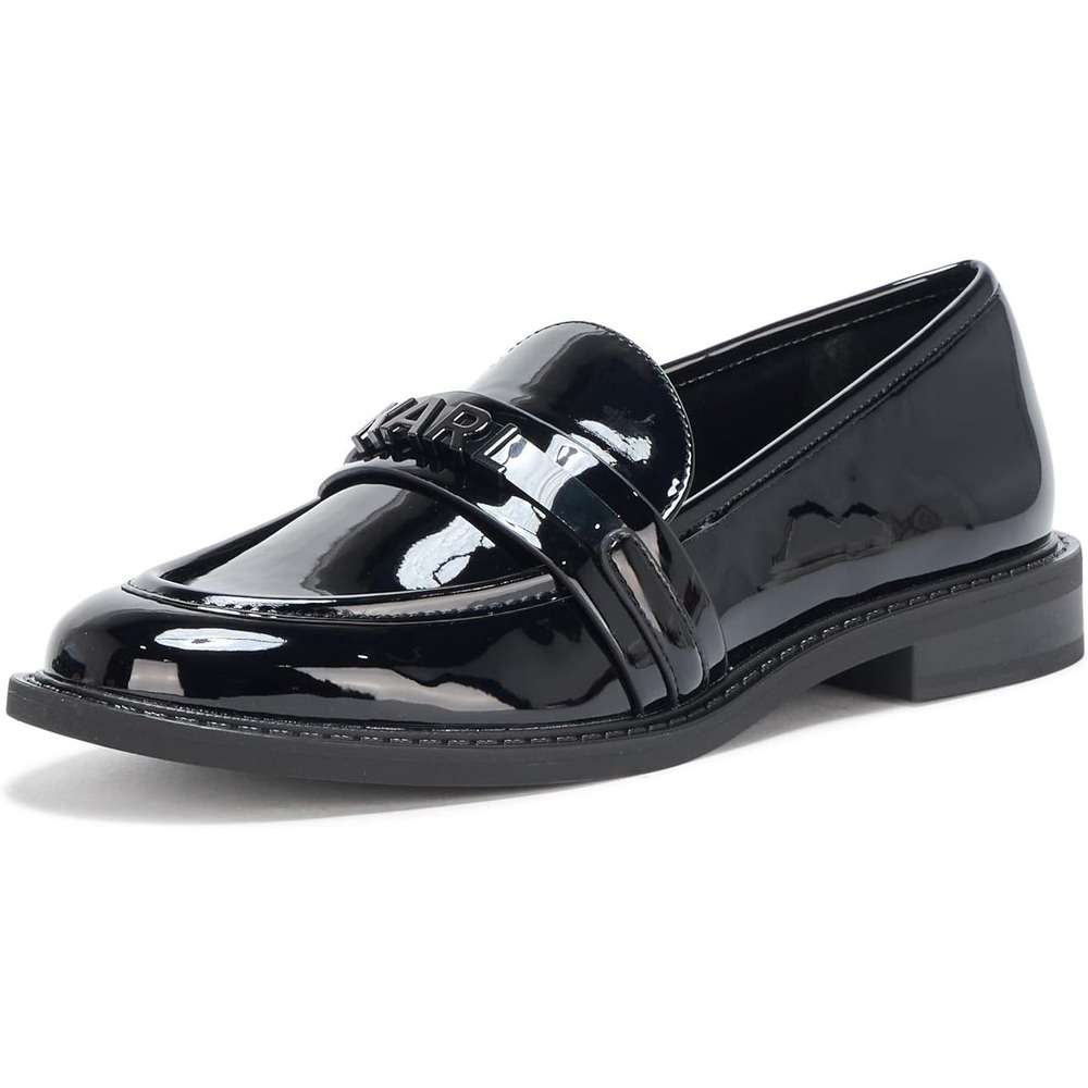 Karl Lagerfeld Randall Loafer With Logo Black Sz 9.5